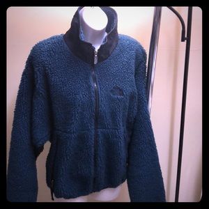 NORTH FACE fuzzy zip up